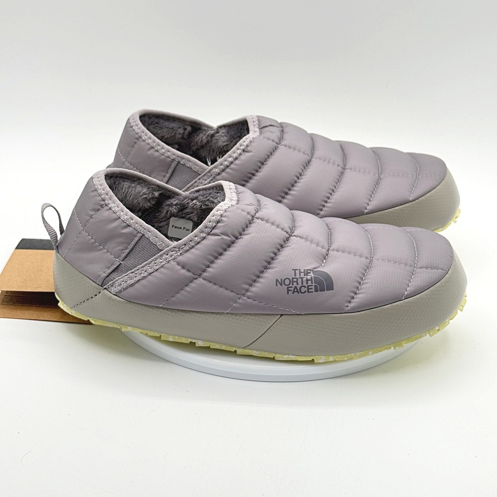 The North Face Thermoball Traction Mule V Size 7 Womens Tran Grey/Stone NEW